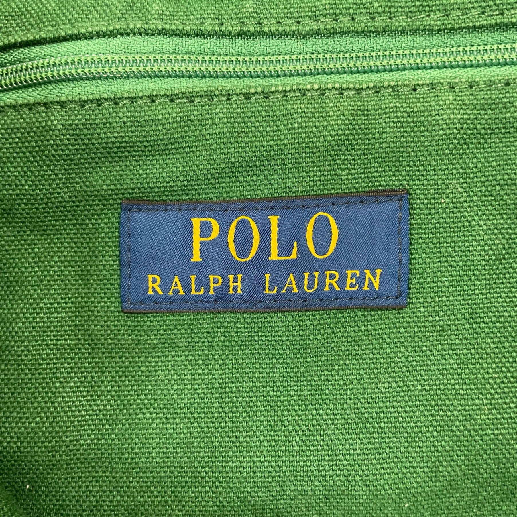 POLO RALPH LAUREN / Pロゴキャンバストートバッグ グリーン
