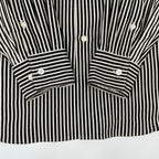 beautiful people / stripe river chin warmer shirt 参考定価：43,000+tax SIZE:40