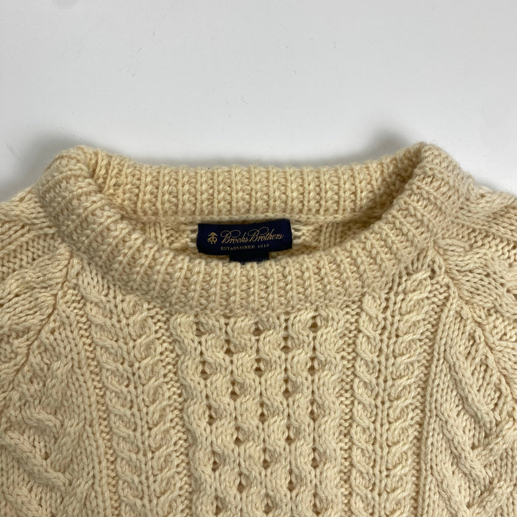 00s Brooks Brothers ブルックスブラザーズ / オールド アランニットセーター 参考定価：46,000+tax SIZE：S