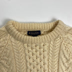 00s Brooks Brothers ブルックスブラザーズ / オールド アランニットセーター 参考定価：46,000+tax SIZE：S