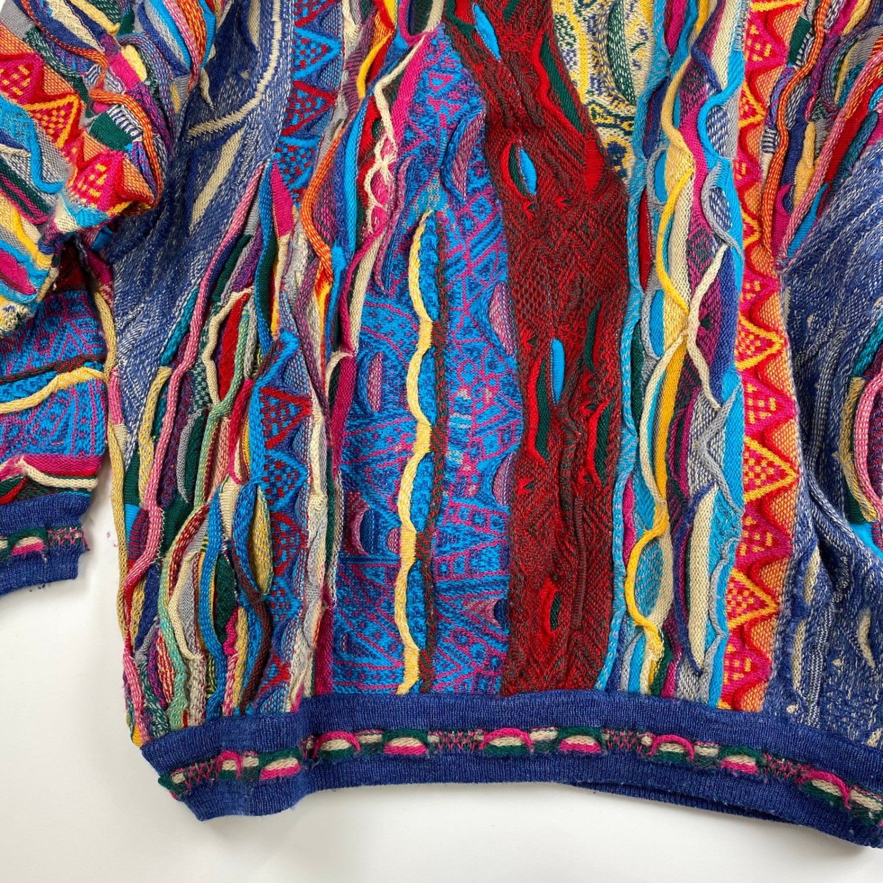 90s BONZO ボンゾ / ヴィンテージ 3Dニット SIZE:XL