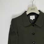 ARMANI COLLEZIONI アルマーニ コレッツォーニ / デザインコンパクトジャケット イタリア製 SIZE:40