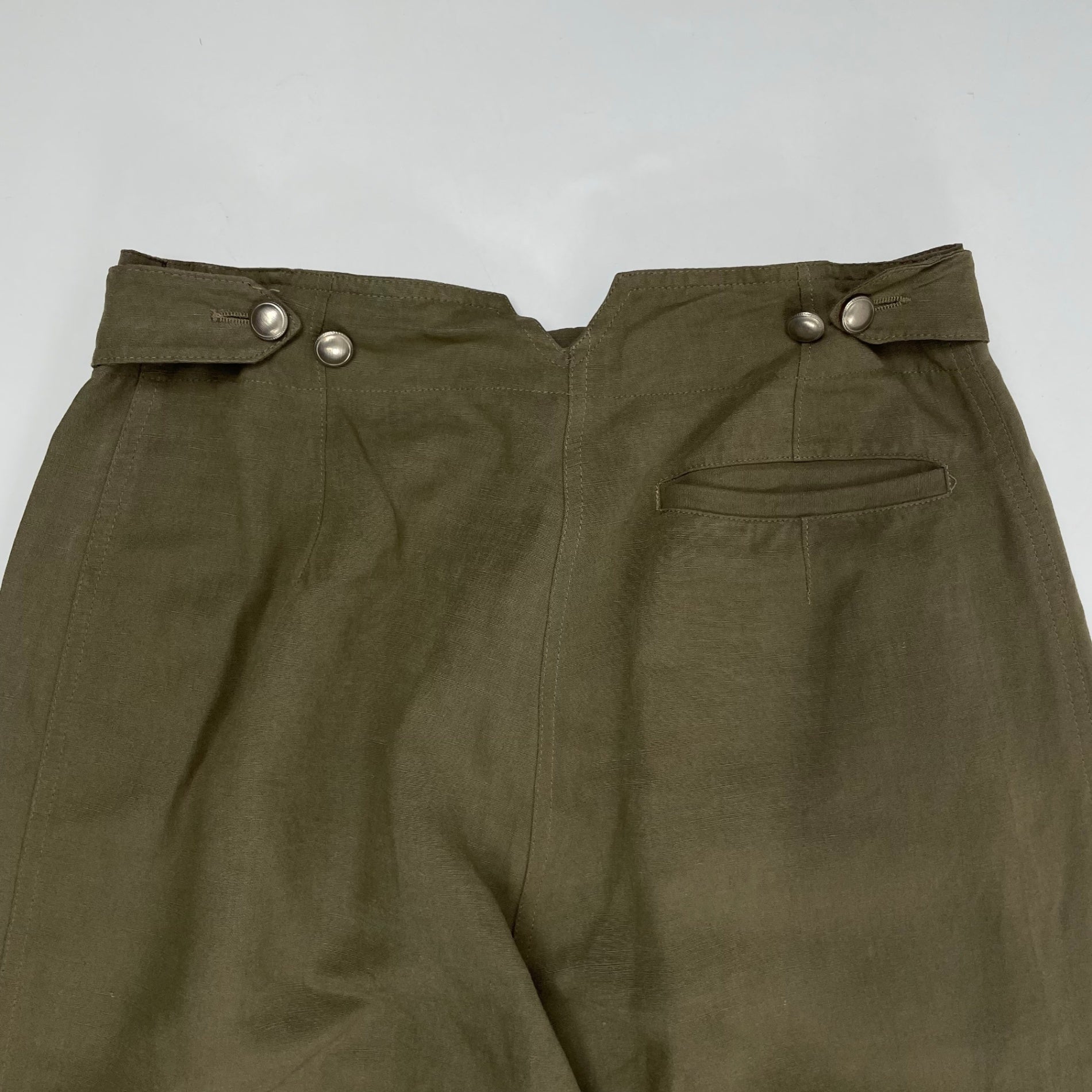 VINTAGE / ユーロヴィンテージ リネンツータックスラックス SIZE:44