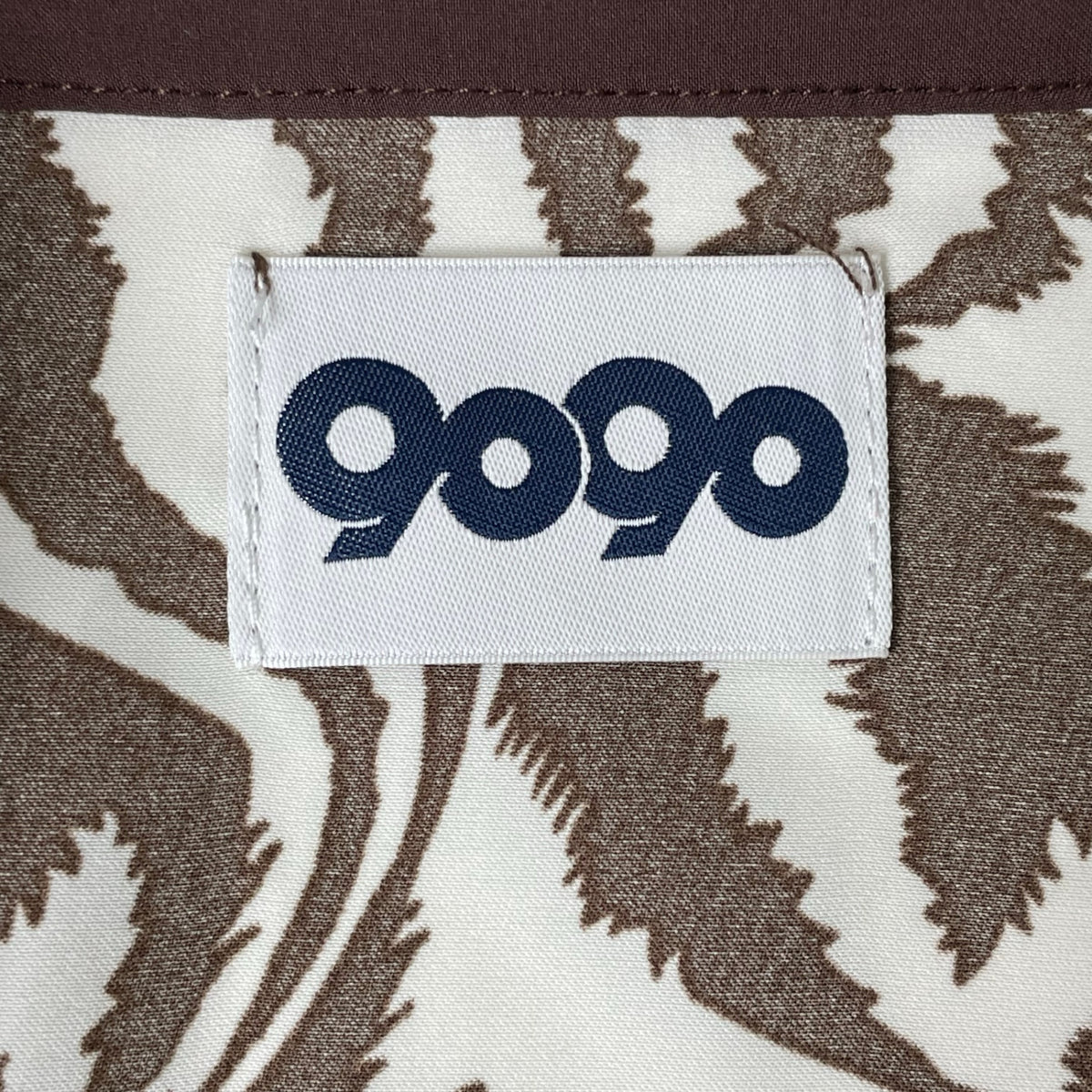 9090 × Mio / コラボ zebra shirt SIZE:L