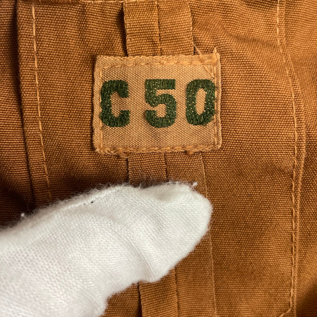 VINTAGE / スウェーデン軍 後染めスノーカモコート ブラウン SIZE:C50
