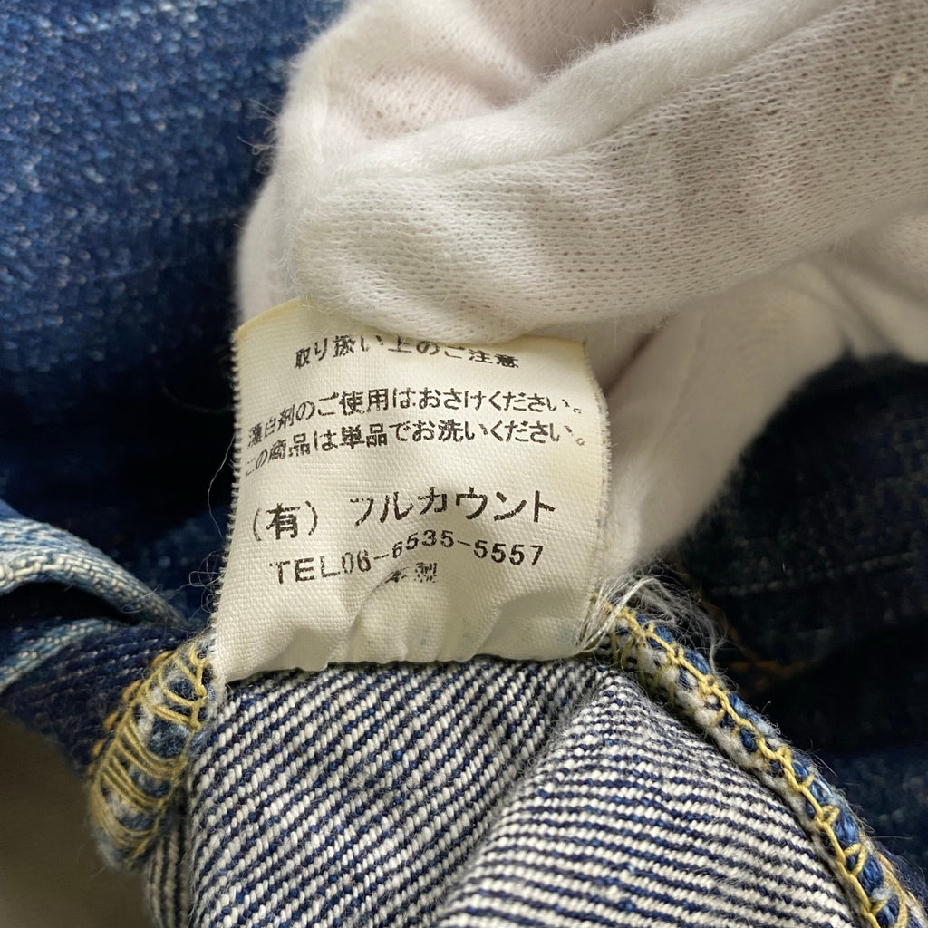 FULLCOUNT フルカウント / 1108 旧モデル カットオフ デニムハーフパンツ 赤耳 ポケットステッチ仕様 SIZE:W31