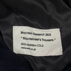 MOUNTAIN RESEARCH マウンテンリサーチ / Mountaineer's Trousers ボンテージパンツ 参考定価：27,000+tax SIZE:XL