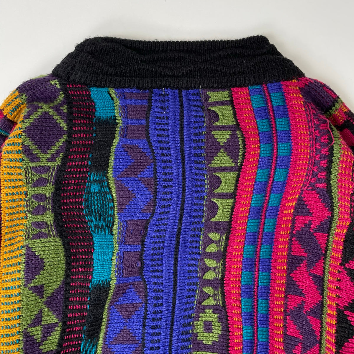 VINTAGE / 〈I･V･Y〉 3D立体編み クルーネックニットセーター SIZE:L