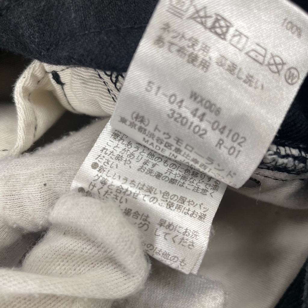 Edition / コットンブラックデニムルーズストレート 参考定価：26,000+tax SIZE:S