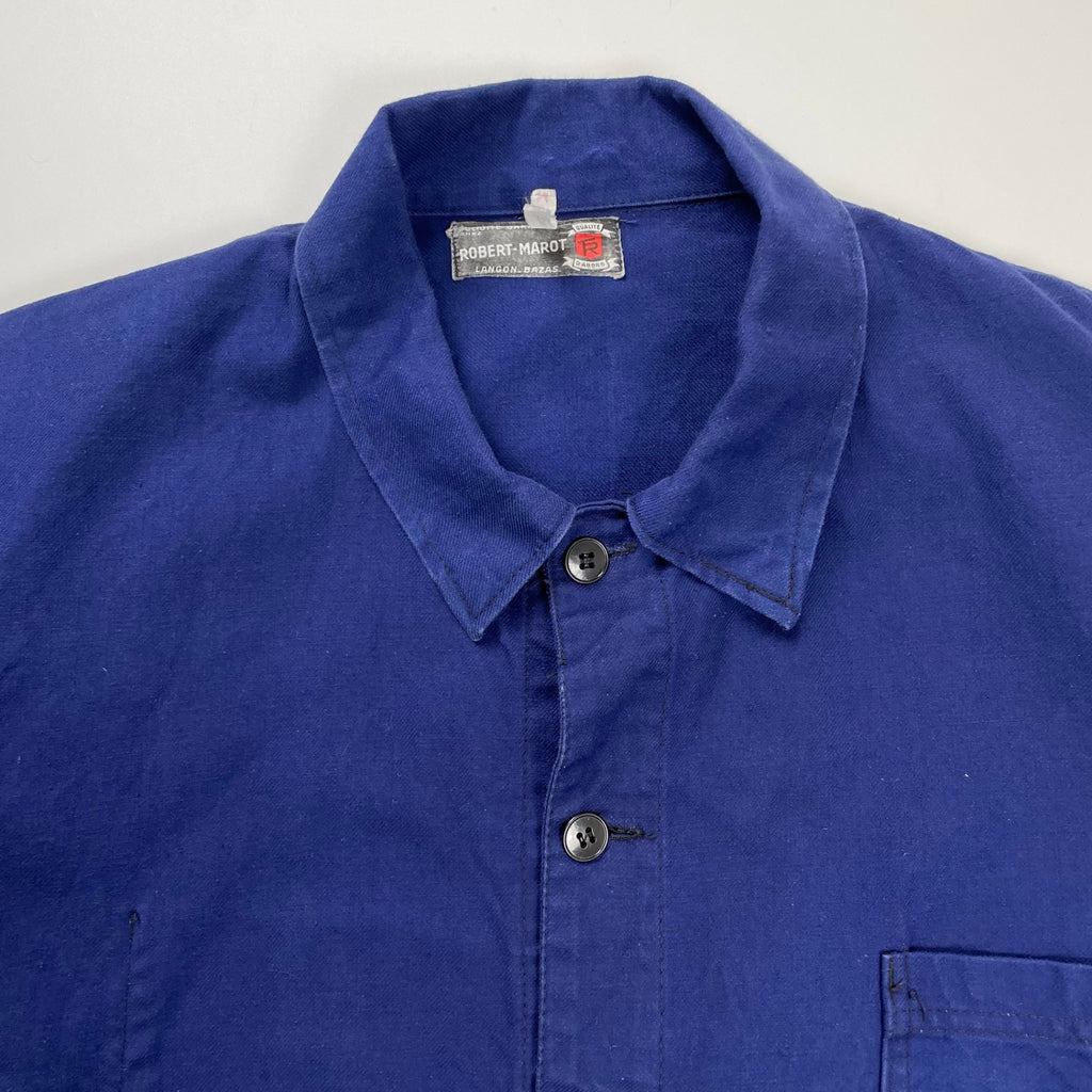 EURO VINTAGE ユーロヴィンテージ / 70s フレンチワークジャケット コットンドリル SIZE：L-XL程度