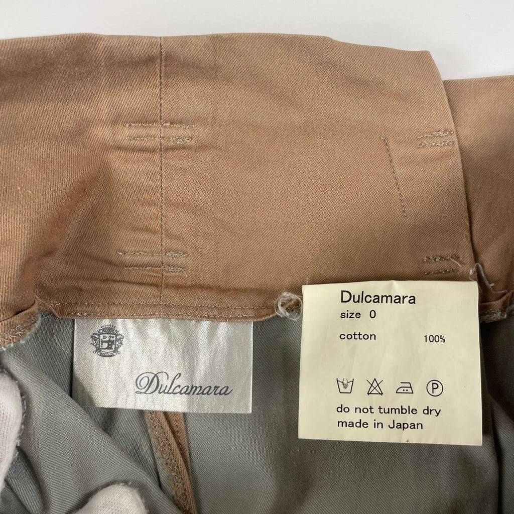 Dulcamara ドゥルカマラ / 2タックバルーン コットンパンツ ベージュ SIZE：0