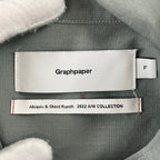 Graphpaper / Fine Wool Tropical Stand Collar Shirt 参考定価：28,000+tax SIZE:FREE