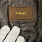 nano universe LIBRARY / ライナー付サファリジャケット 参考定価：40,000程度 SIZE:46