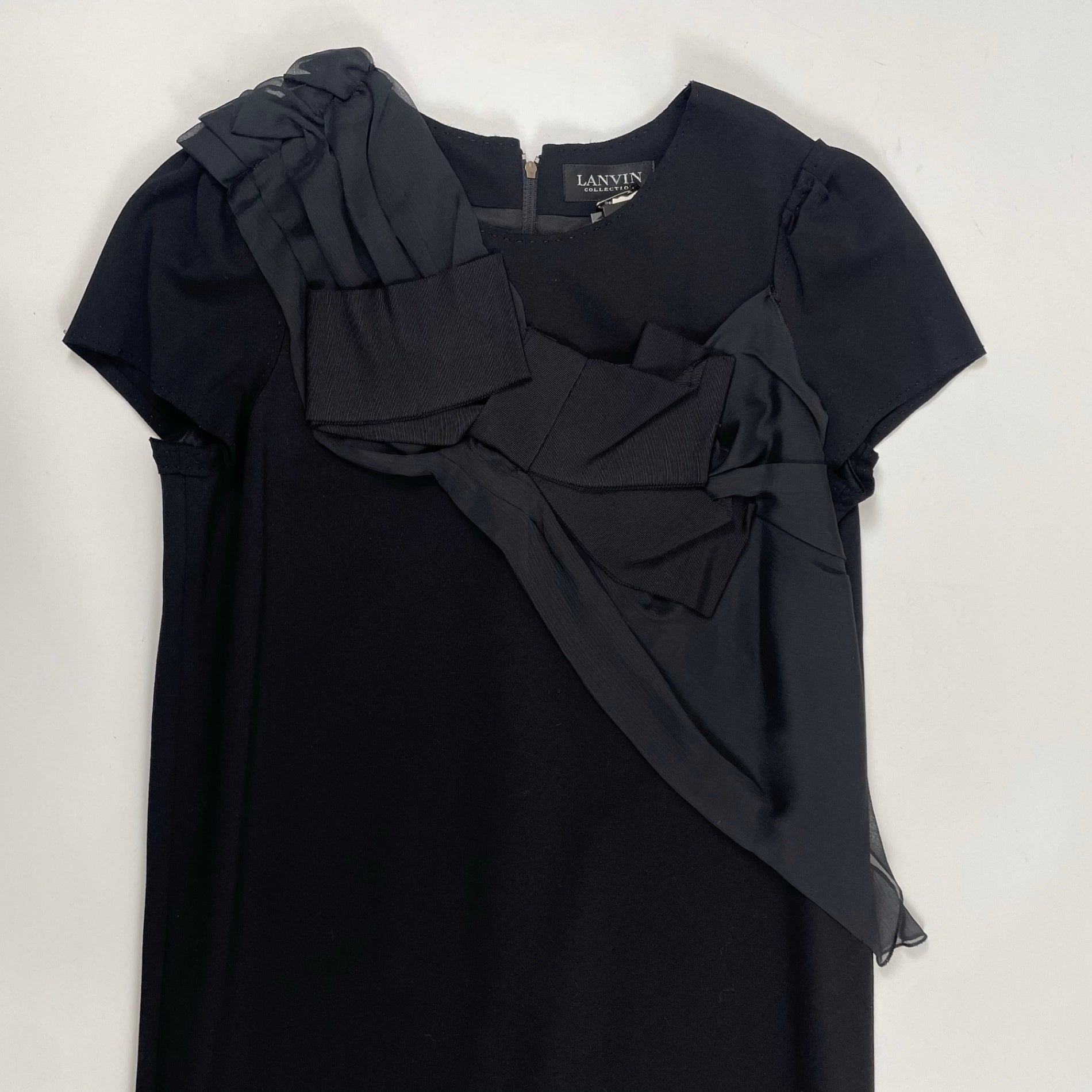 LANVIN COLLECTION / レースリボンドレス タグ付 参考定価:72,000+tax SIZE:38