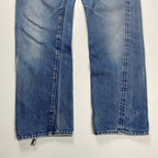 Levi's リーバイス / 赤耳 セルビッジ デニムパンツ エルパソ工場 黒カン SIZE：W74