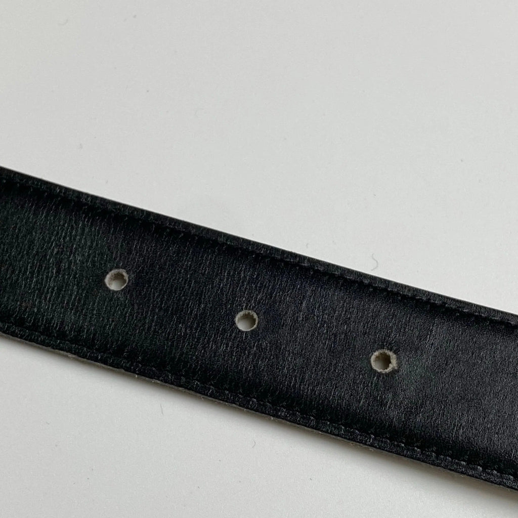 【極美品 鑑定済】 HERMES エルメス / コンスタンス Hバックル レザーベルト 〇Y刻印 ブラック×ベージュ 75cm