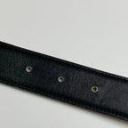 【極美品 鑑定済】 HERMES エルメス / コンスタンス Hバックル レザーベルト 〇Y刻印 ブラック×ベージュ 75cm