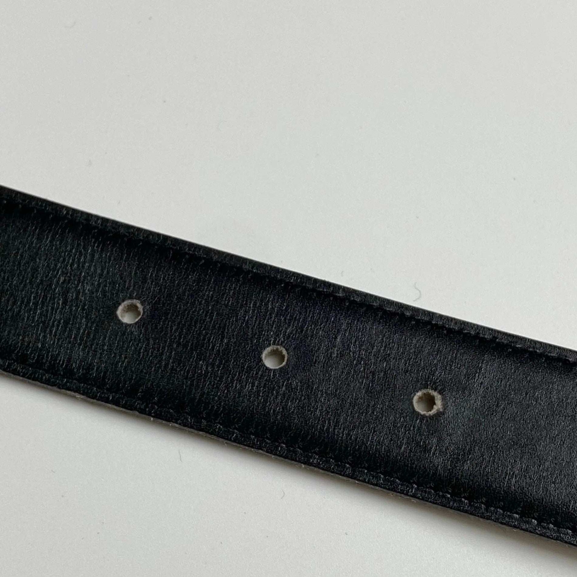 【極美品 鑑定済】 HERMES エルメス / コンスタンス Hバックル レザーベルト 〇Y刻印 ブラック×ベージュ 75cm