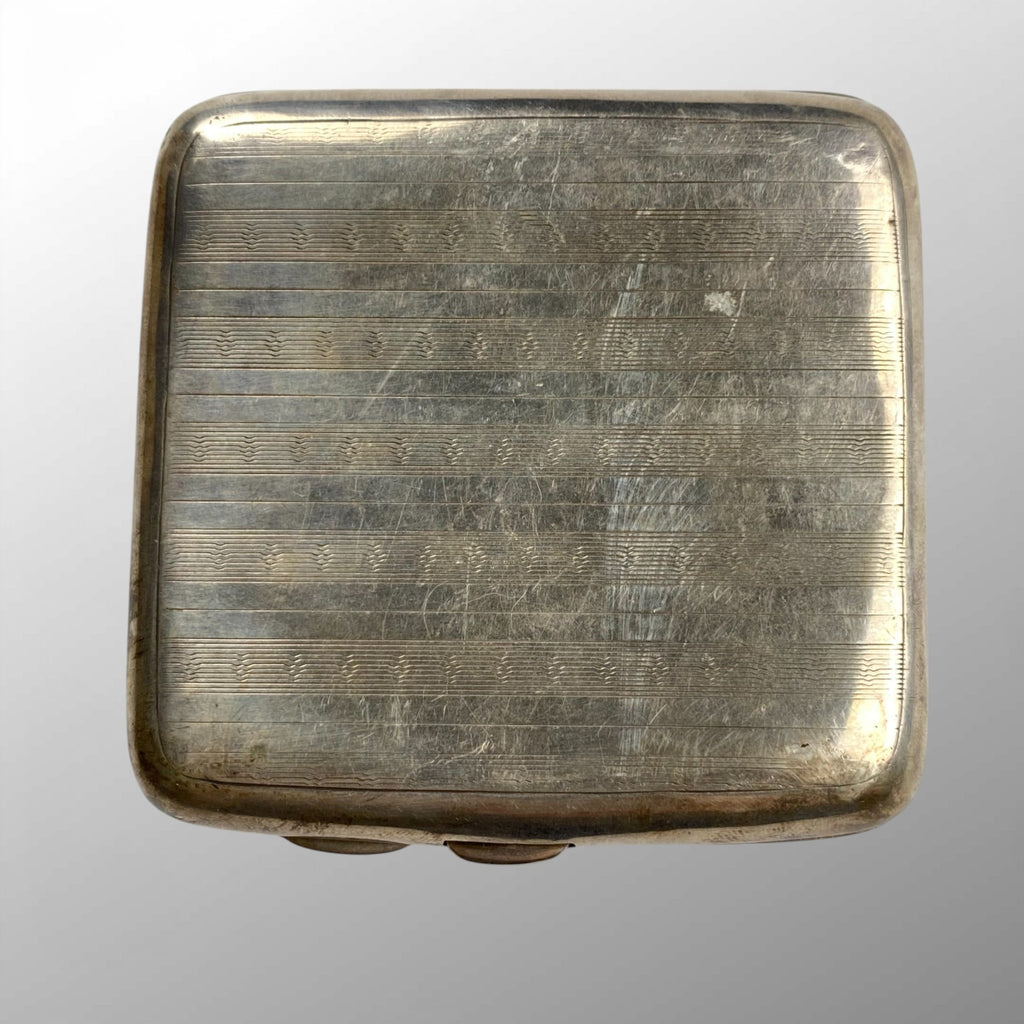 UK ANTIQUE アンティーク / 1921 シガレットケース ホールマーク【スタンダードマーク・Birmingham】