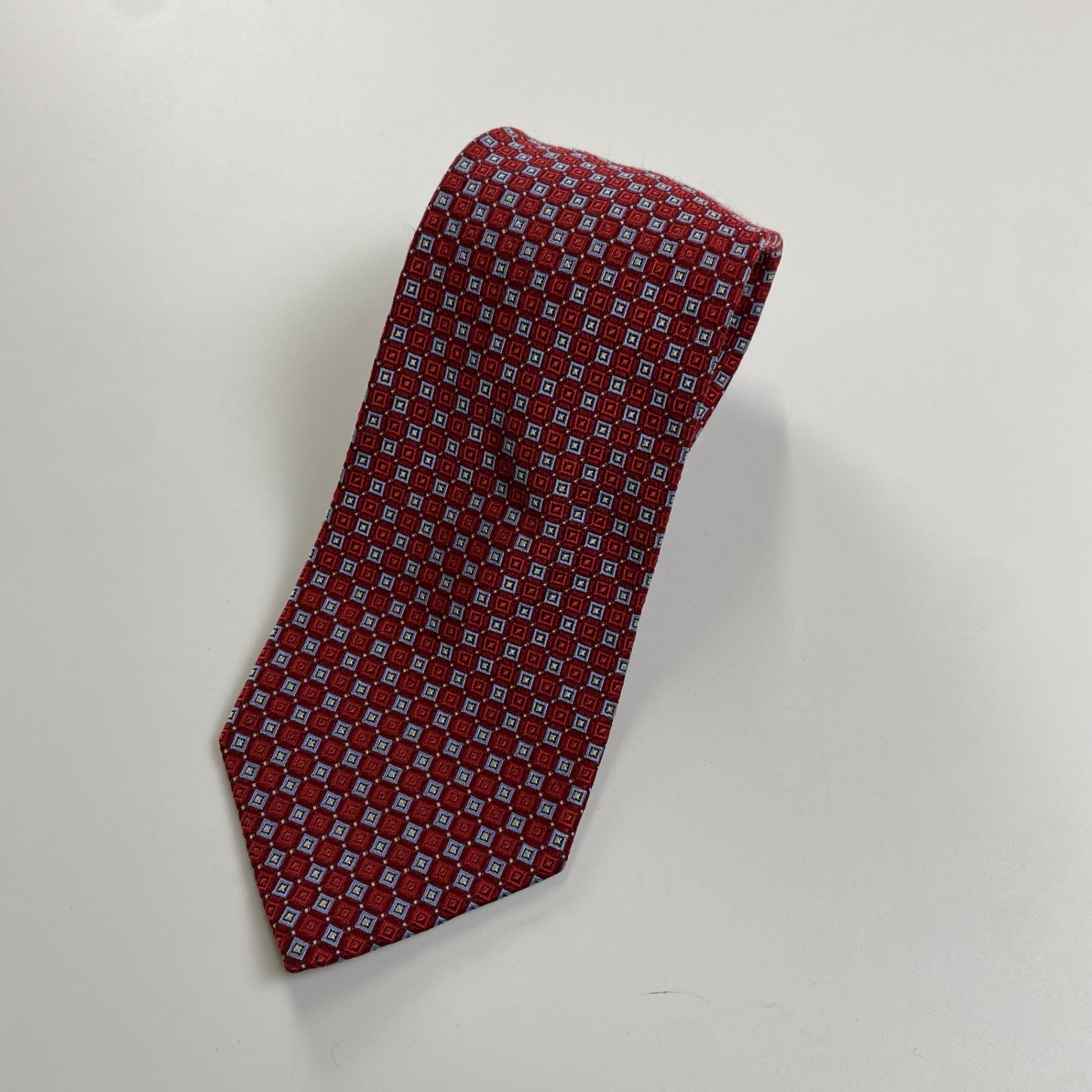 Brooks Brothers ブルックスブラザーズ / 総柄ネクタイ ピュアシルク MADE IN USA 大剣幅：9.5cm