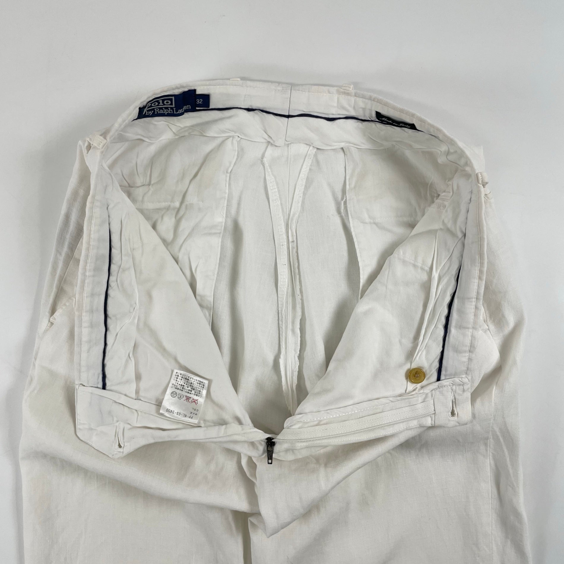 Polo by Ralph Lauren / イタリア製 ピュアリネンパンツ SIZE:32