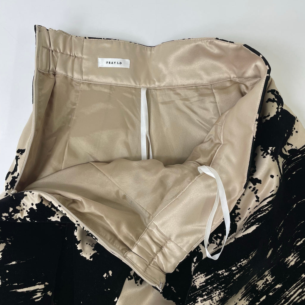 FRAY I.D / シャンブレーフロッキースカート 参考定価：23,000+tax SIZE:1