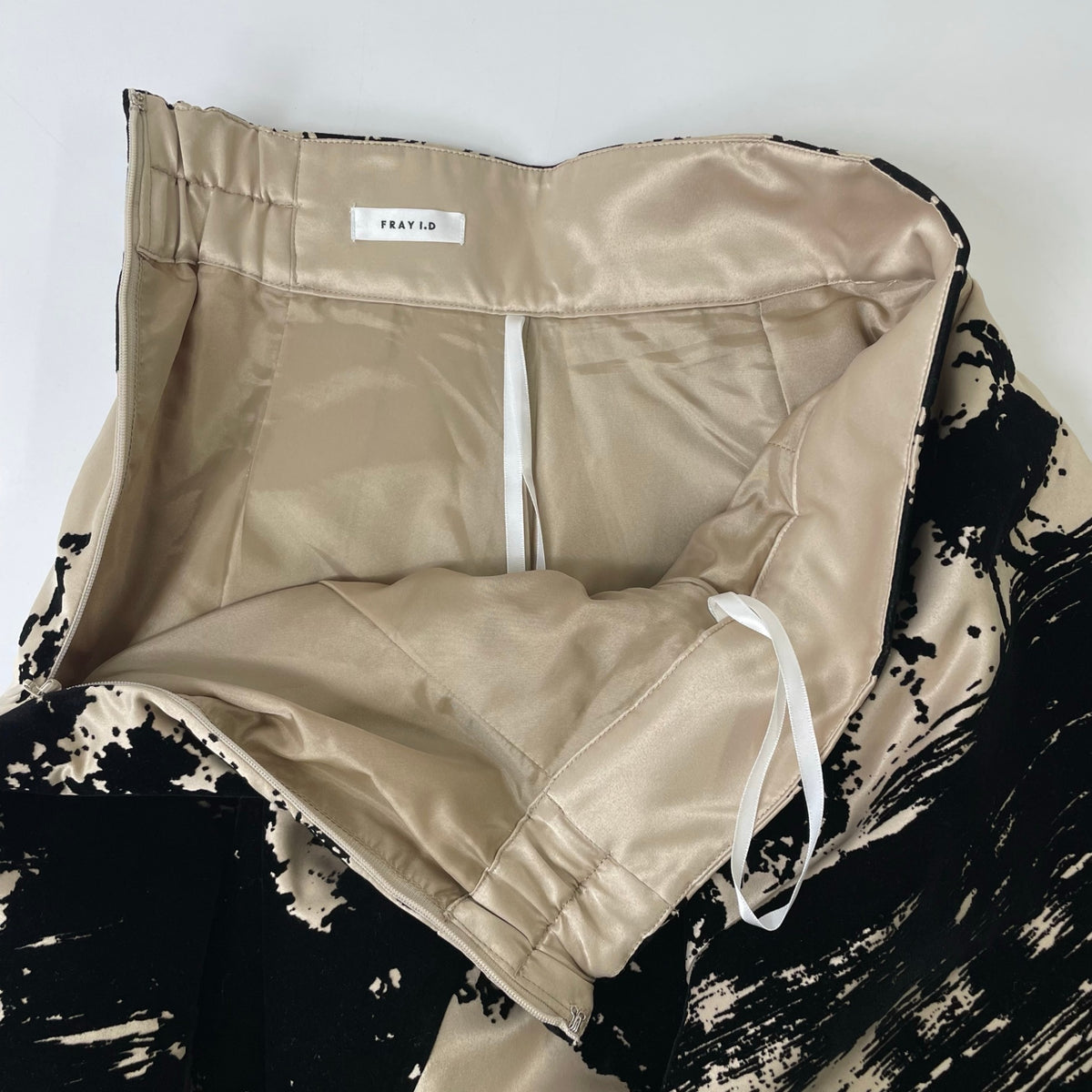 FRAY I.D / シャンブレーフロッキースカート 参考定価：23,000+tax SIZE:1