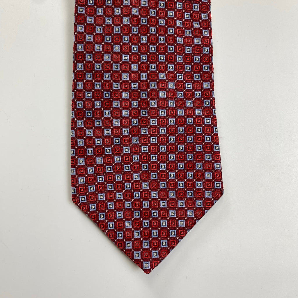 Brooks Brothers ブルックスブラザーズ / 総柄ネクタイ ピュアシルク MADE IN USA 大剣幅：9.5cm