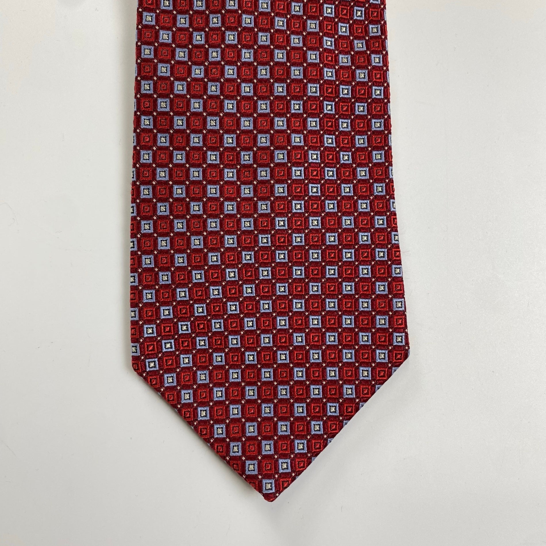 Brooks Brothers ブルックスブラザーズ / 総柄ネクタイ ピュアシルク MADE IN USA 大剣幅：9.5cm