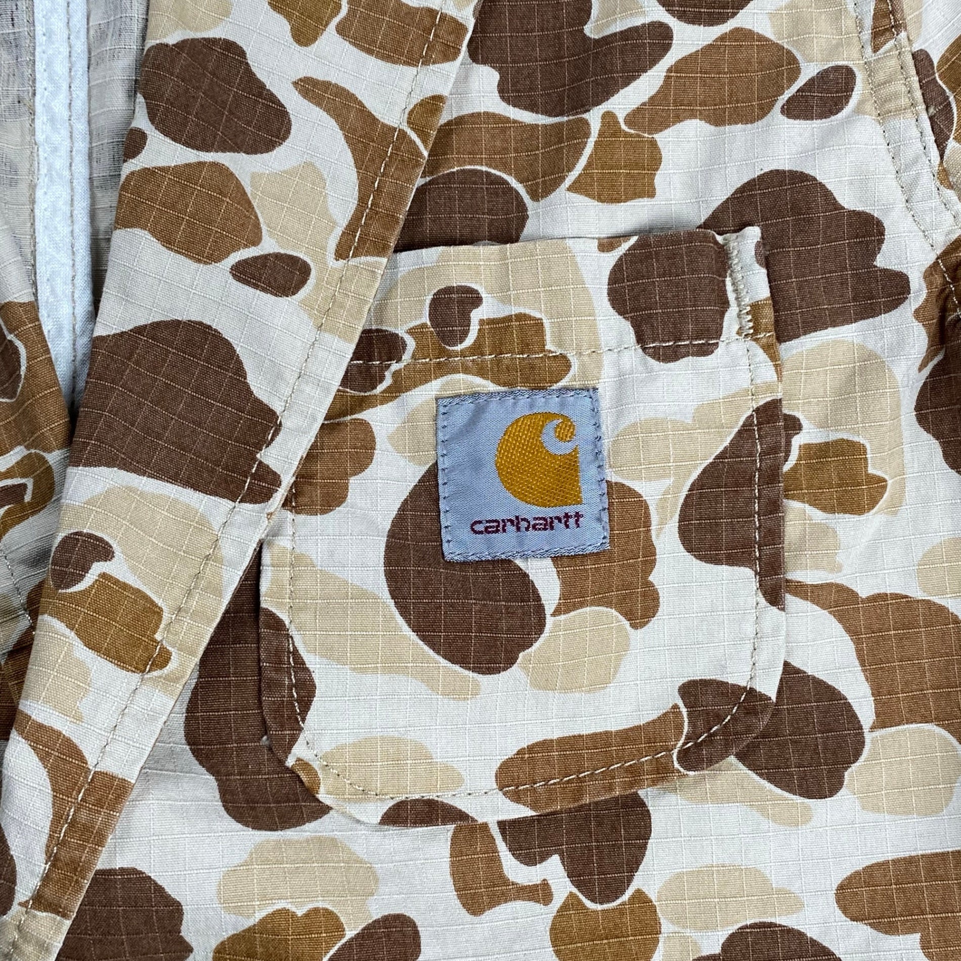 carhartt カーハート / CANE BLAZER ダックカモ リップストップ テーラードジャケット 参考定価：20,000程度 SIZE:S