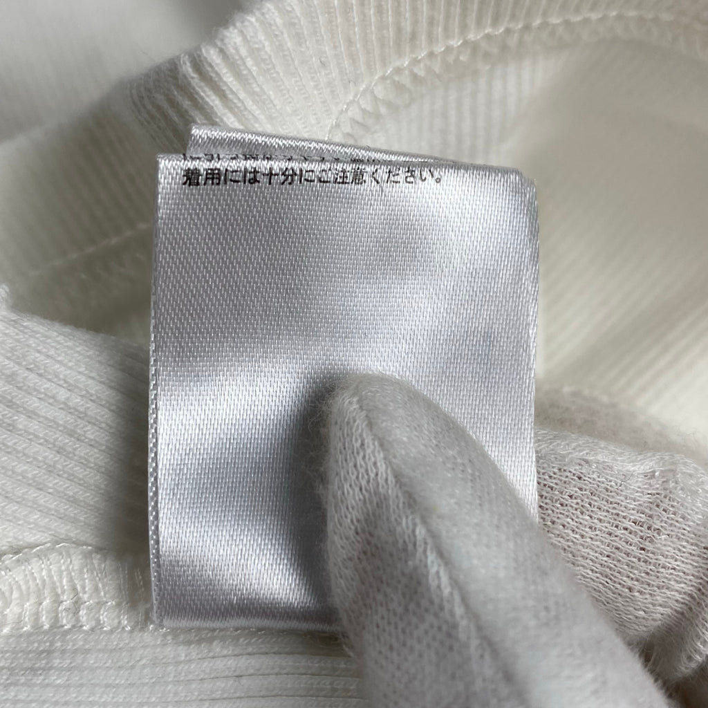 MELT THE LADY メルト ザ レディ / アシンメトリー リブカットソー ホワイト SIZE：FREE