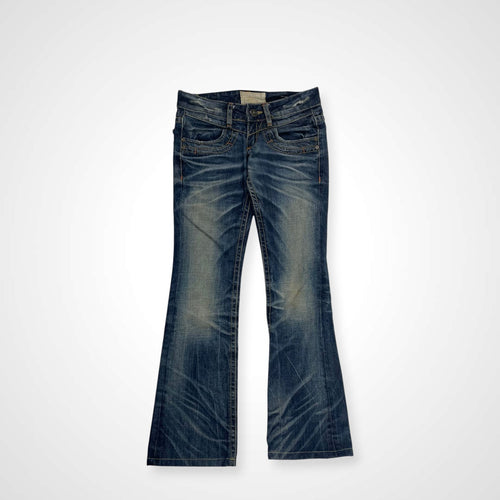 LOLITA JEANS ロリータジーンズ / Y2Kスタッズフレアデニムパンツ SIZE:24