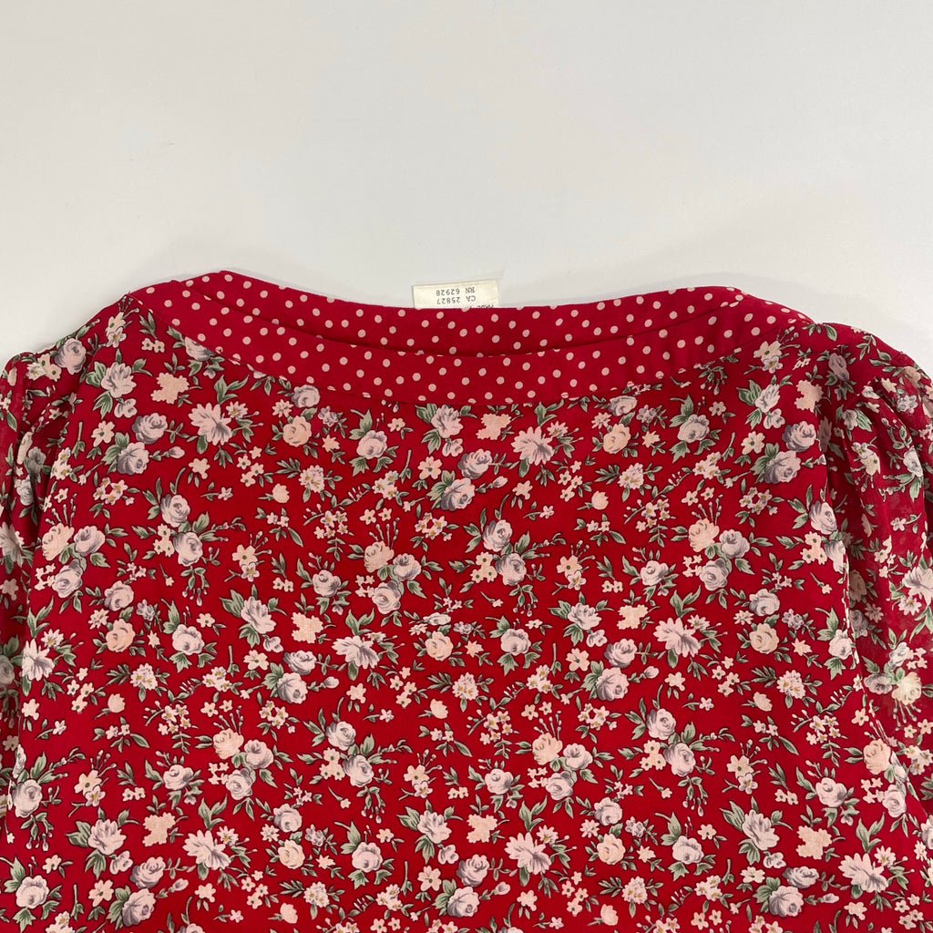 Diane Freis PETITES / 8-90s ヴィンテージシルクセットアップ SIZE:1