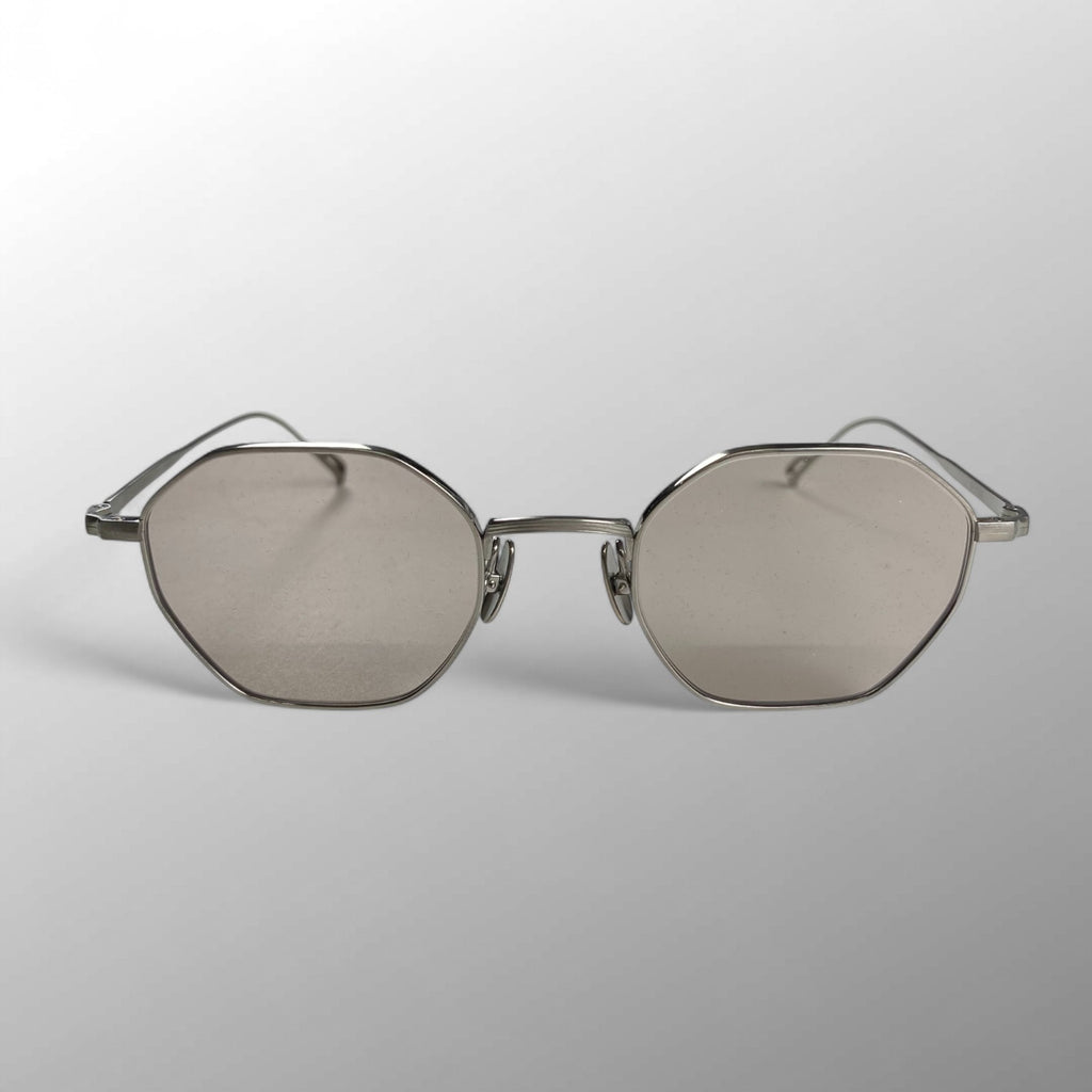 25SS SOPHNET × 金子眼鏡 / TITANIUM SUNGLASSES OCTAGON 度なしライトグレーレンズ 参考定価：44,000+tax