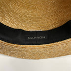NAPRON ナプロン / ストローハット カンカン帽 参考定価：18,000程度 頭囲：58