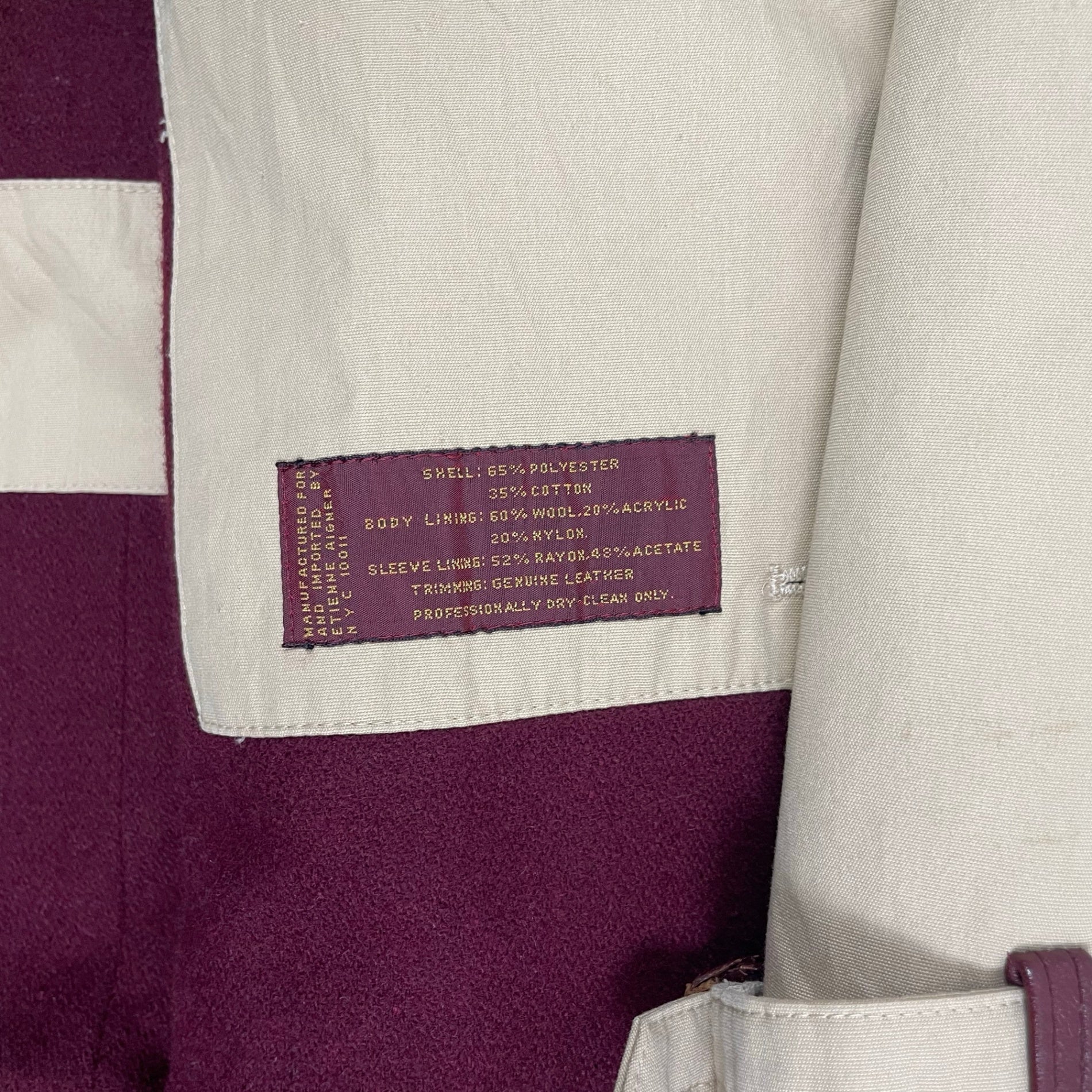 Etienne Aigner エティエンヌ アイグナー / GERMAN VINTAGEトレンチコート  SIZE：L程度