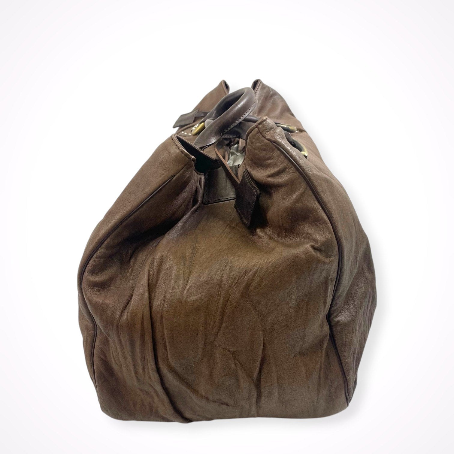 ERMANNO SCERVINO / レザーボストンハンドバッグ 参考定価：350,000程度