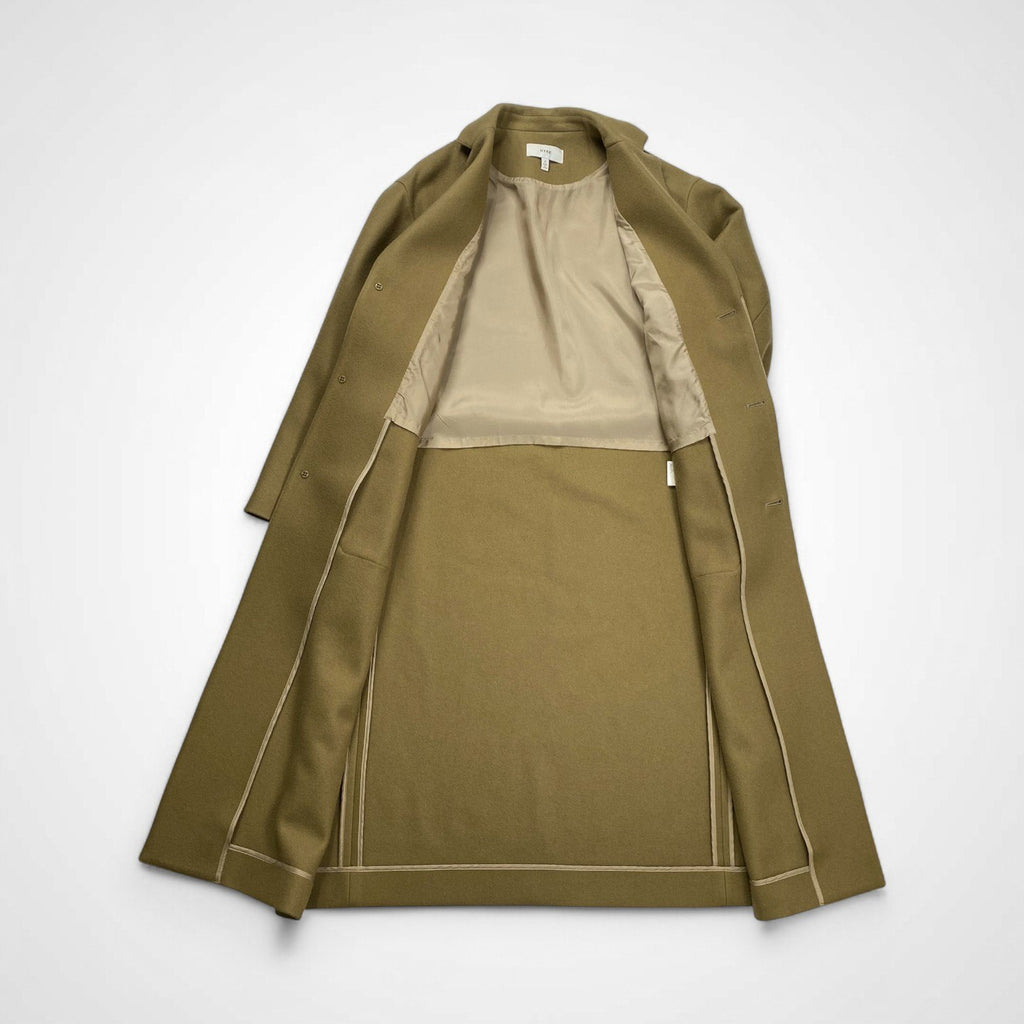 HYKE ハイク / ウールショップコート モスグリーン 参考定価：68,000+tax SIZE:2