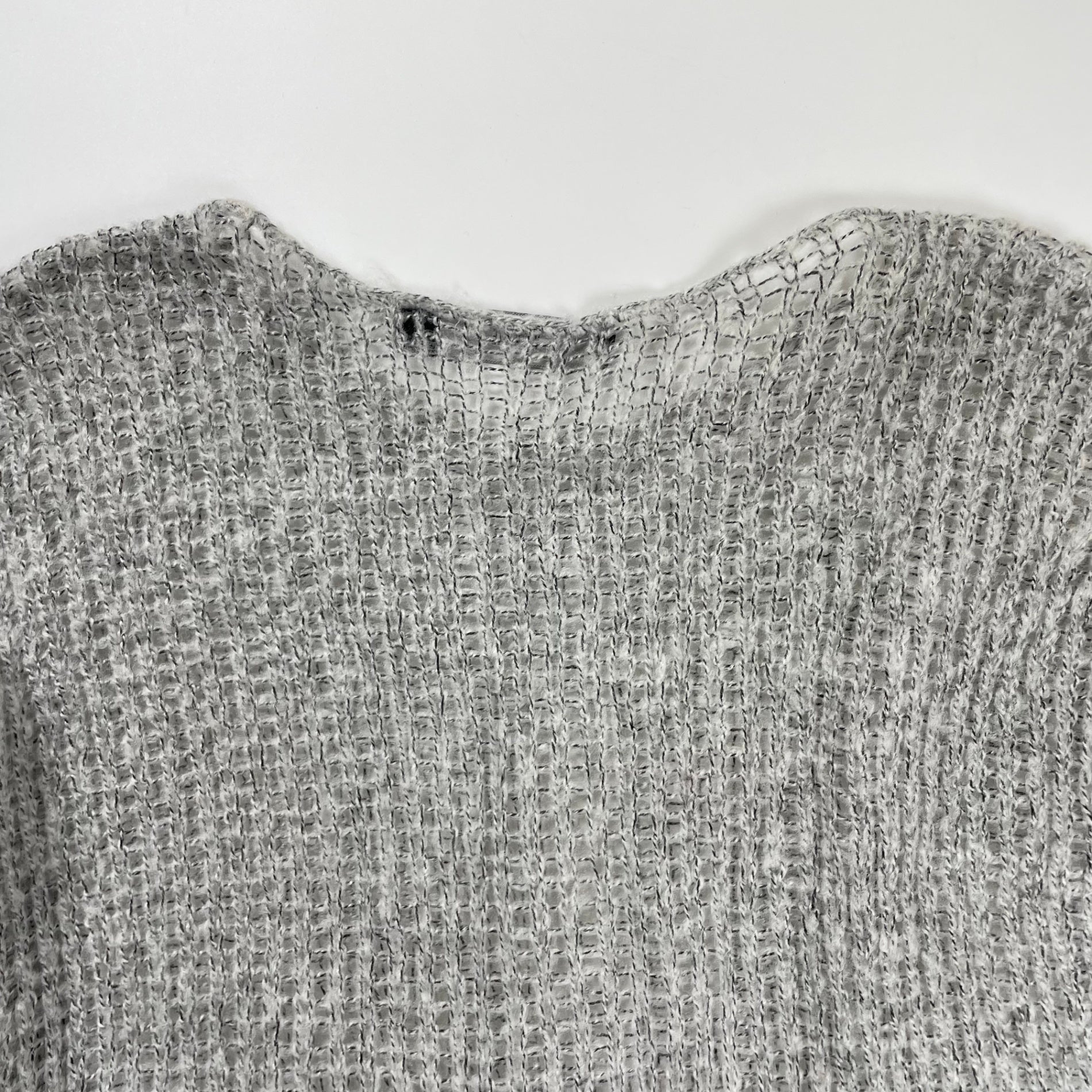 VAPORIZE ヴェイパライズ / Solid Net Knit ネットニット グレー  参考定価：14,000+tax SIZE:FREE