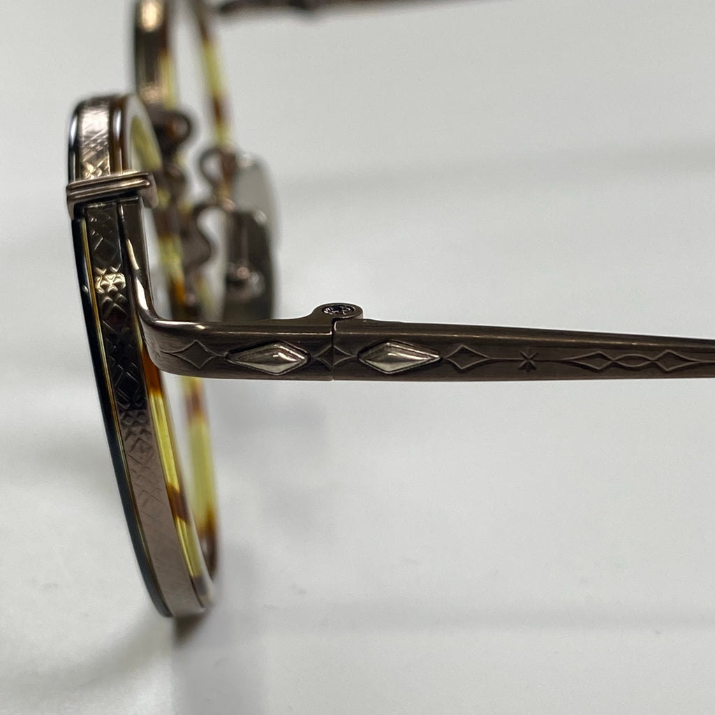 金子眼鏡 プレミアムライン / インナーリム ラウンド  度なしクリアレンズ 参考定価：78,000+tax