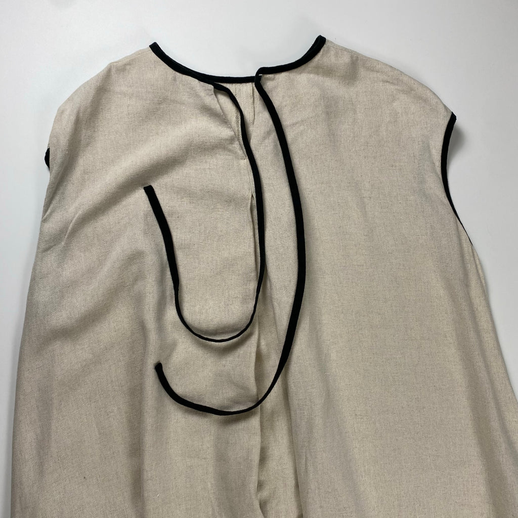 URBAN RESEARCH DOORS アーバンリサーチドアーズ / リネンレーヨンバイカラーワンピース 参考定価：10,000+tax SIZE:M