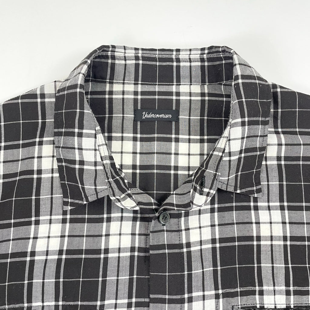 Undercoverism / 23SS PeツイルCK/天竺切替半袖シャツ SIZE:4