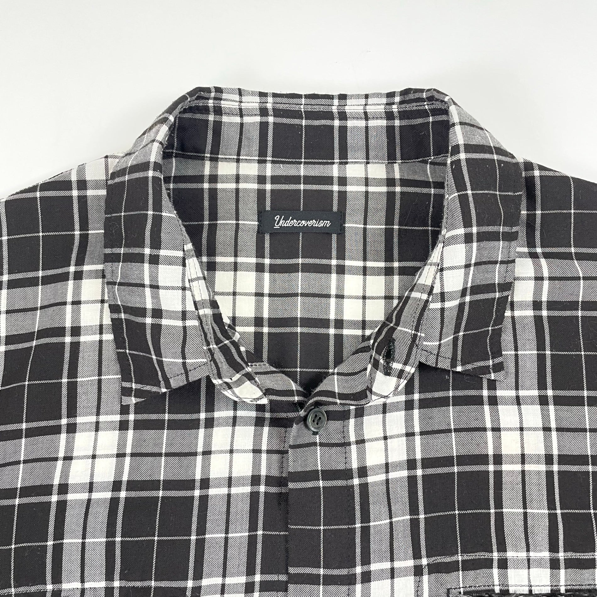 Undercoverism / 23SS PeツイルCK/天竺切替半袖シャツ SIZE:4