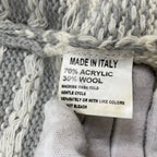 LORENZO MAGNI ロレンツォ マグニ / ノルディックニットパーカー イタリア製 参考定価：26,000程度 SIZE:L