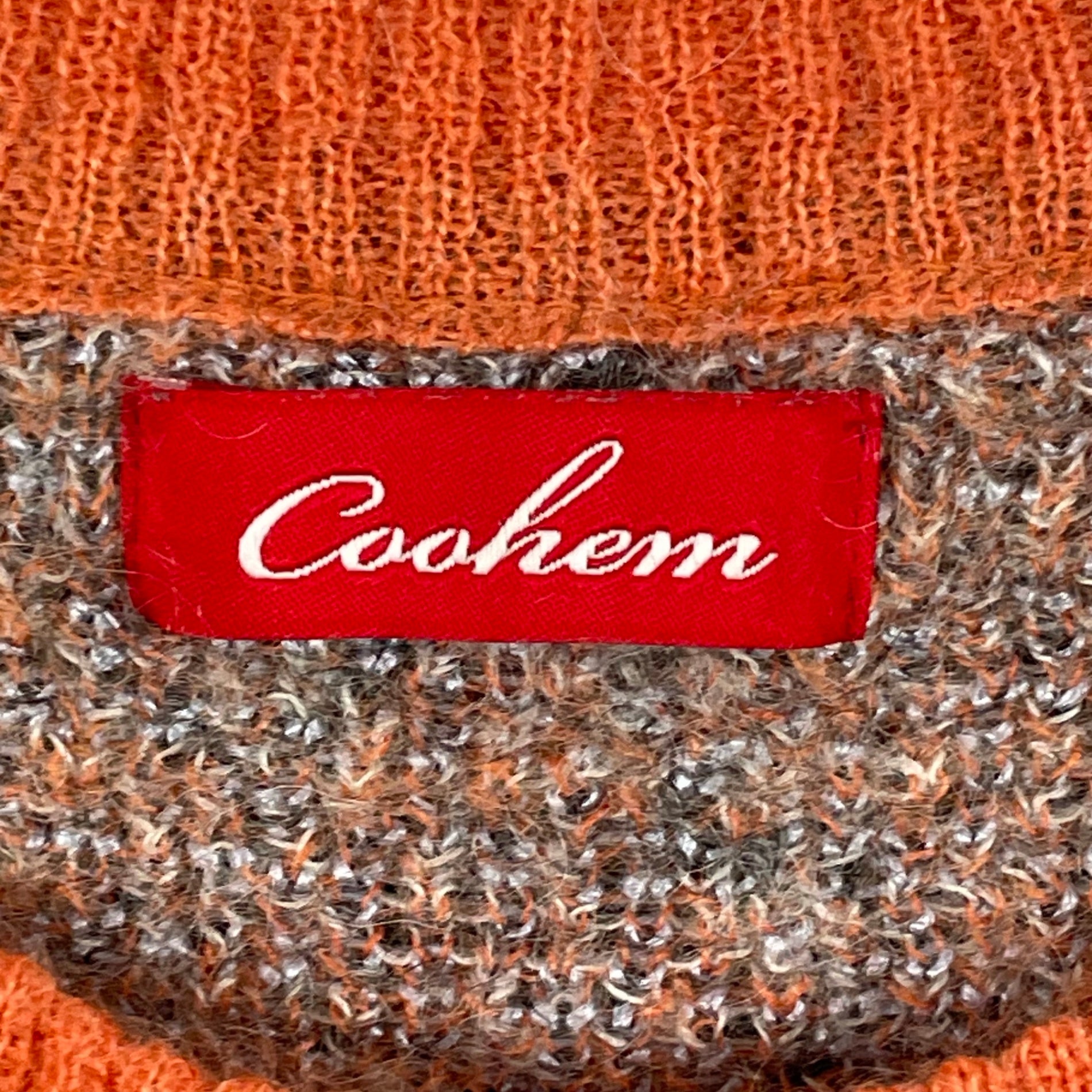 coohem / モヘヤ混アーガイルニット 参考定価：40,000程度