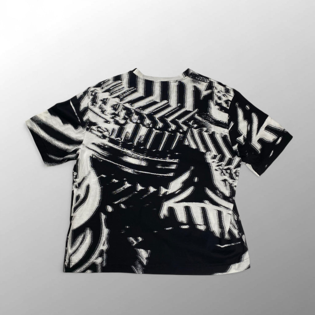 【極美品】 dunhill ダンヒル / GEAR ジャガード Tシャツ 総柄 Gear Short Sleeve T-Shirt 参考定価：60,000程度 SIZE:L