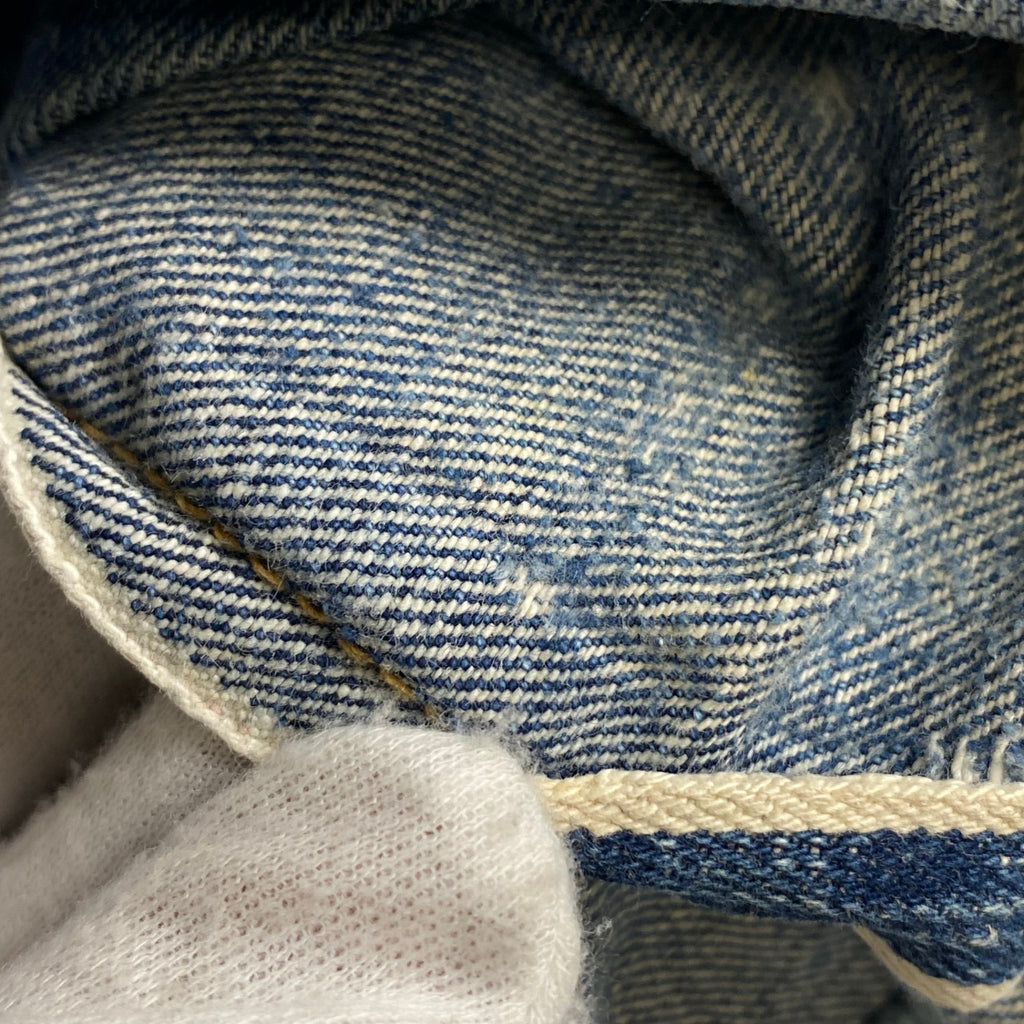 60s Levi's リーバイス / 501 BIG E カットオフ ハーフパンツ イエローステッチ 赤耳 SIZE：W79