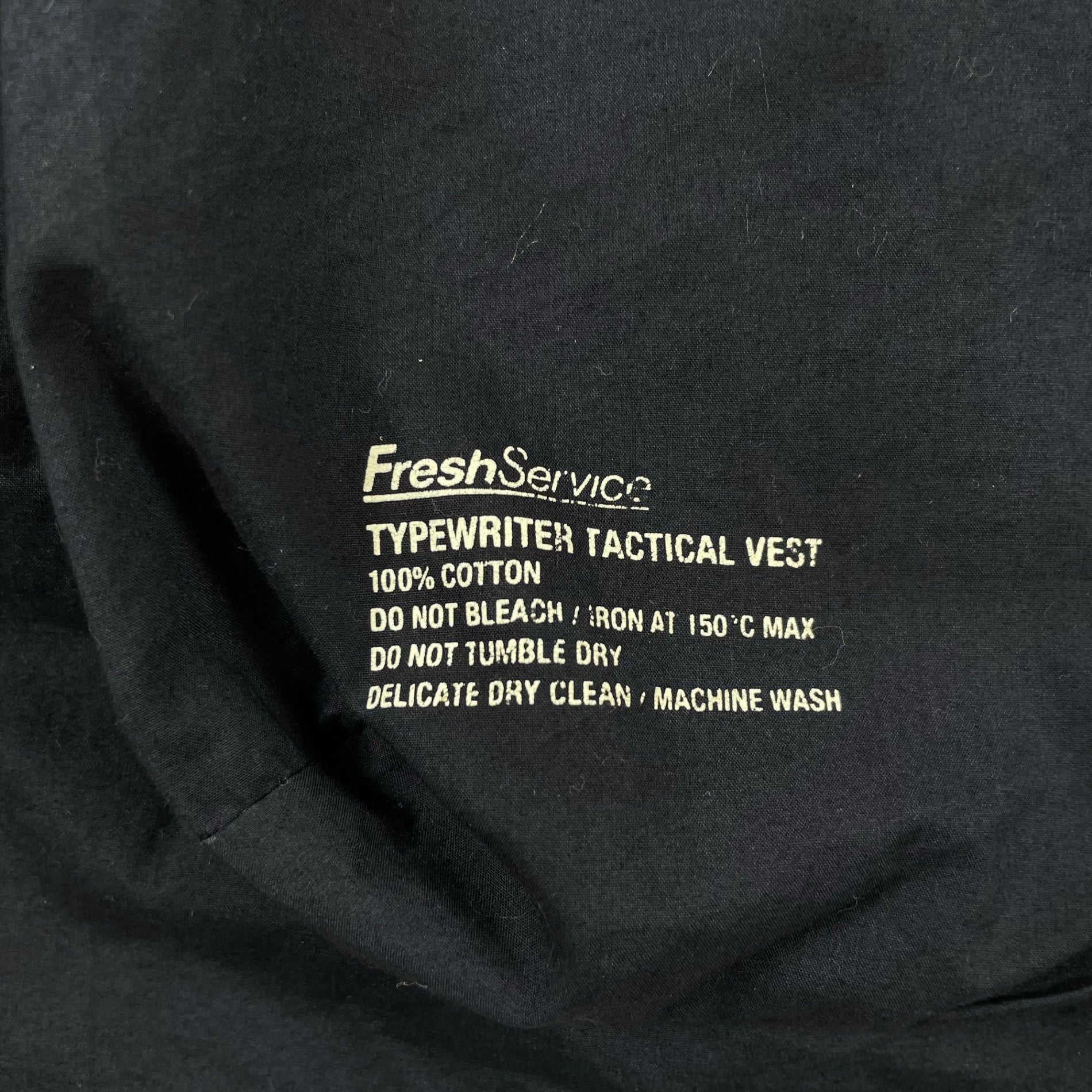 Fresh Service / TYPEWRITER TACTICAL VEST 参考定価：23,000+tax SIZE:FREE