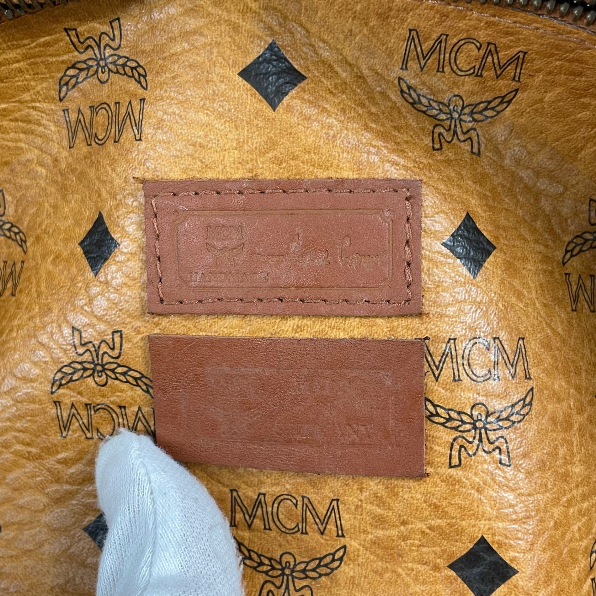 MCM エムシーエム / ビセトス柄トートバッグ ブラウン