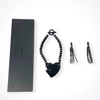 GIORGIO ARMANI / ハートネックレス＆イヤリングセット 参考定価：170,000程度